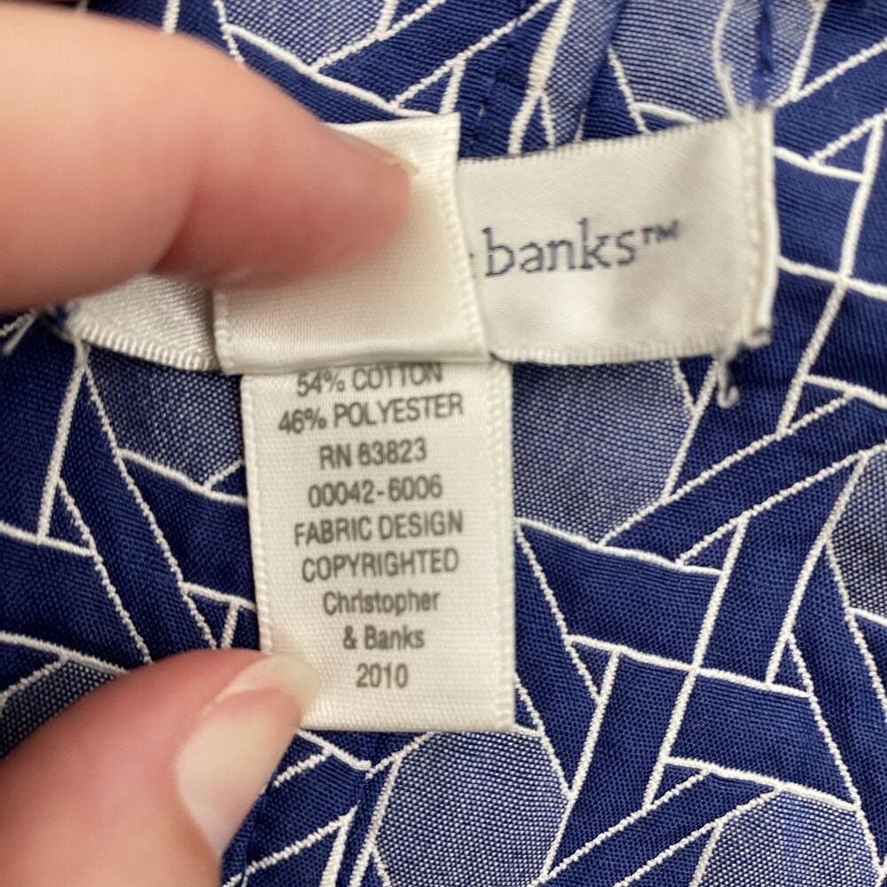 Christopher & Banks Quilted Patchwork Vest Womens… - image 8